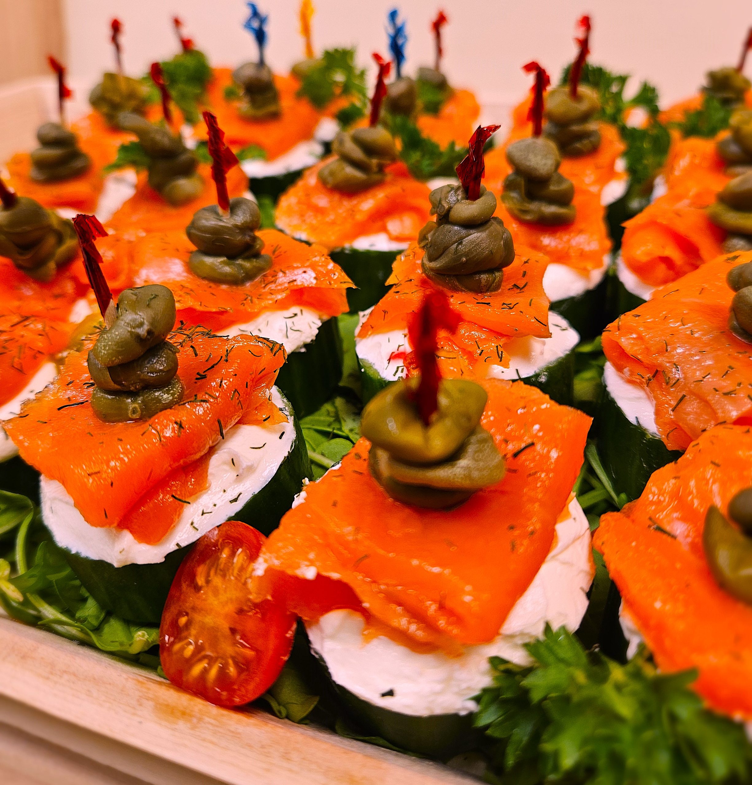 SMOKED SALMON CANAPES