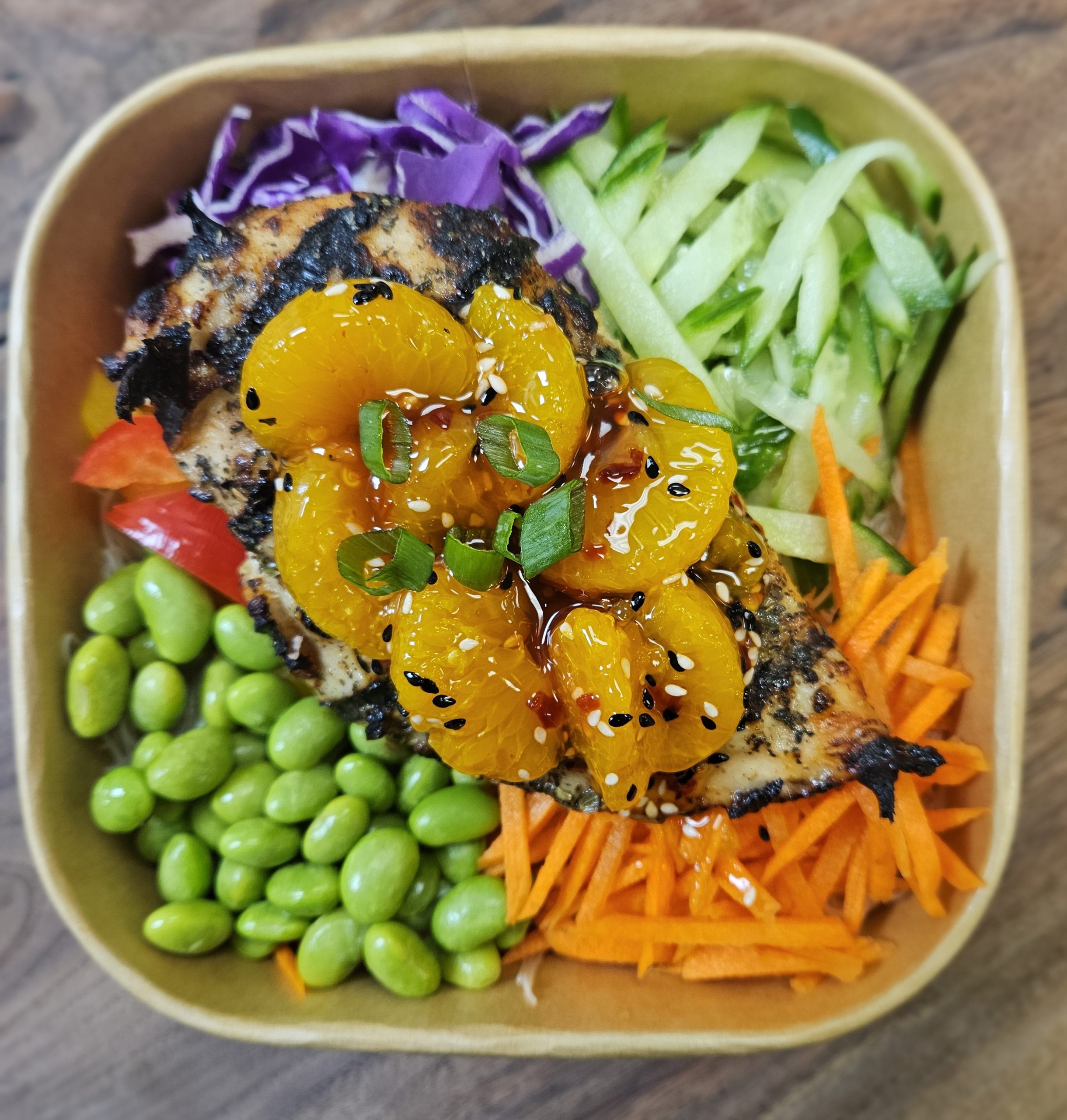 SWEET THAI NOODLE CHICKEN BOWL (GF/DF)